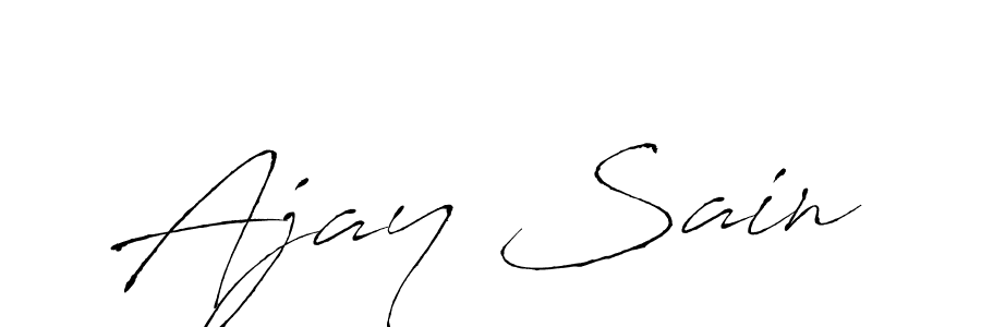 if you are searching for the best signature style for your name Ajay Sain. so please give up your signature search. here we have designed multiple signature styles  using Antro_Vectra. Ajay Sain signature style 6 images and pictures png