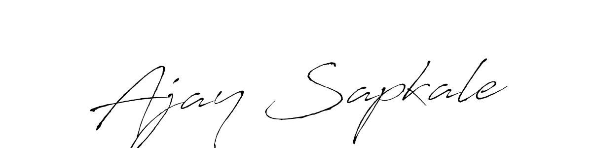 It looks lik you need a new signature style for name Ajay Sapkale. Design unique handwritten (Antro_Vectra) signature with our free signature maker in just a few clicks. Ajay Sapkale signature style 6 images and pictures png