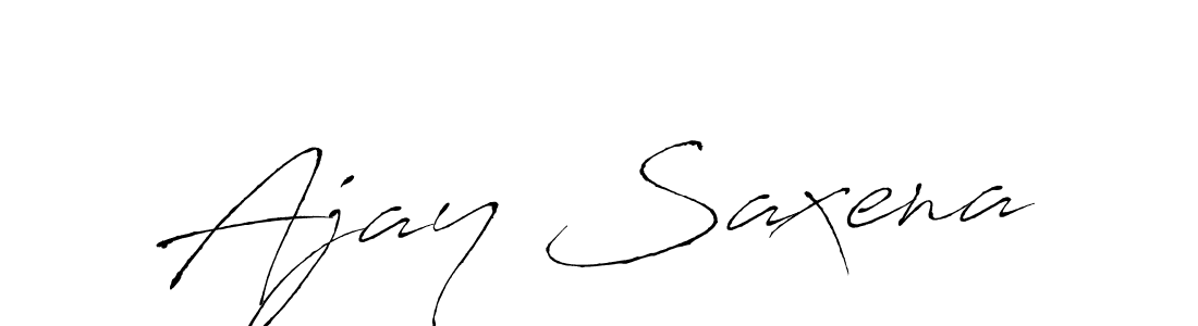 Design your own signature with our free online signature maker. With this signature software, you can create a handwritten (Antro_Vectra) signature for name Ajay Saxena. Ajay Saxena signature style 6 images and pictures png