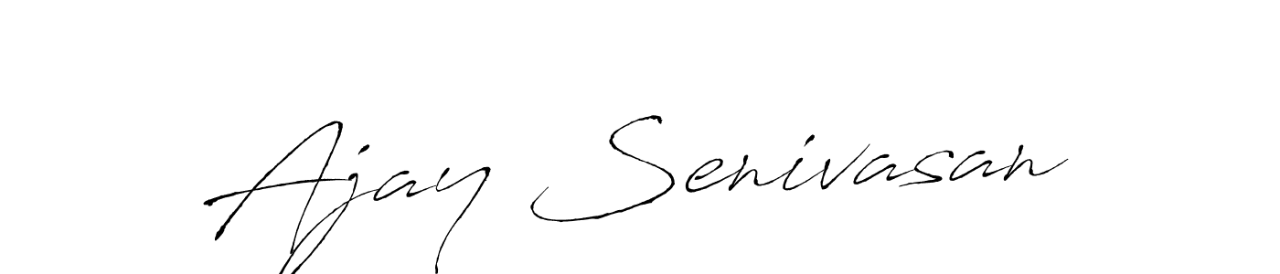 Also You can easily find your signature by using the search form. We will create Ajay Senivasan name handwritten signature images for you free of cost using Antro_Vectra sign style. Ajay Senivasan signature style 6 images and pictures png