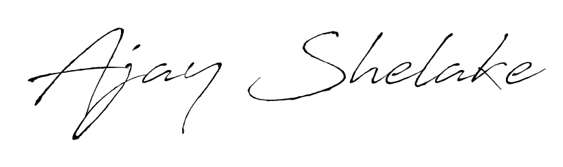 How to make Ajay Shelake signature? Antro_Vectra is a professional autograph style. Create handwritten signature for Ajay Shelake name. Ajay Shelake signature style 6 images and pictures png