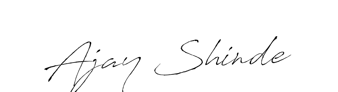 Also You can easily find your signature by using the search form. We will create Ajay Shinde name handwritten signature images for you free of cost using Antro_Vectra sign style. Ajay Shinde signature style 6 images and pictures png