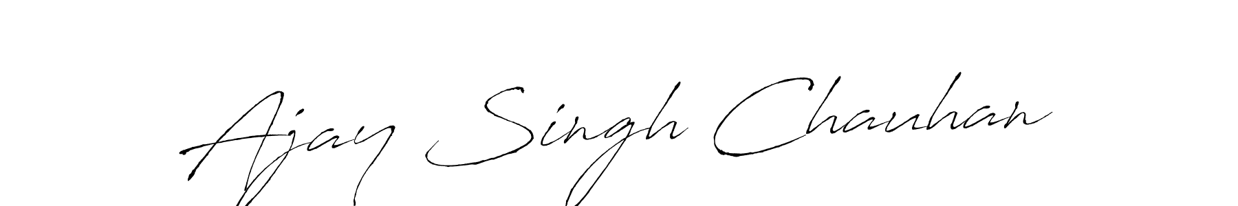 Ajay Singh Chauhan stylish signature style. Best Handwritten Sign (Antro_Vectra) for my name. Handwritten Signature Collection Ideas for my name Ajay Singh Chauhan. Ajay Singh Chauhan signature style 6 images and pictures png