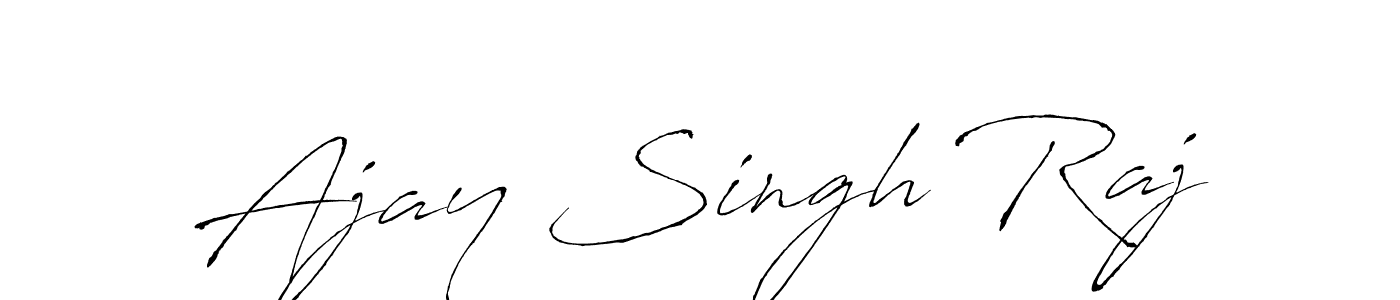 Design your own signature with our free online signature maker. With this signature software, you can create a handwritten (Antro_Vectra) signature for name Ajay Singh Raj. Ajay Singh Raj signature style 6 images and pictures png