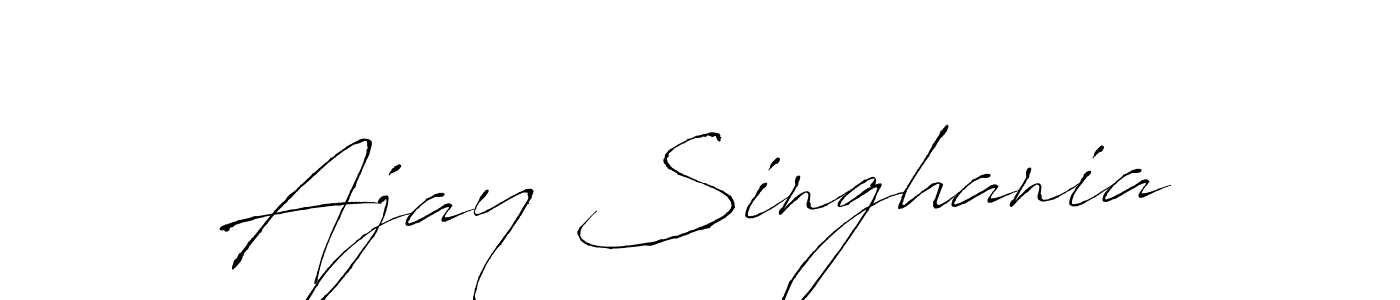 Once you've used our free online signature maker to create your best signature Antro_Vectra style, it's time to enjoy all of the benefits that Ajay Singhania name signing documents. Ajay Singhania signature style 6 images and pictures png