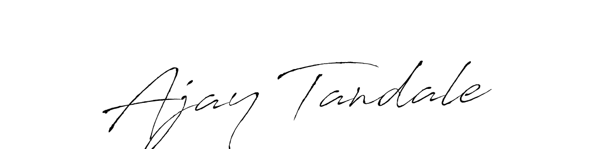 Use a signature maker to create a handwritten signature online. With this signature software, you can design (Antro_Vectra) your own signature for name Ajay Tandale. Ajay Tandale signature style 6 images and pictures png