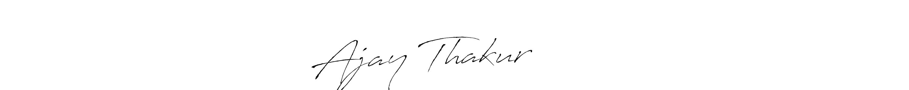 How to make Ajay Thakur गरबड़ा name signature. Use Antro_Vectra style for creating short signs online. This is the latest handwritten sign. Ajay Thakur गरबड़ा signature style 6 images and pictures png