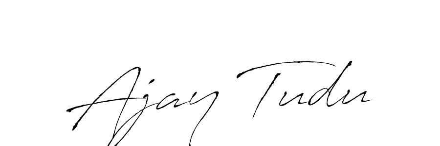 Once you've used our free online signature maker to create your best signature Antro_Vectra style, it's time to enjoy all of the benefits that Ajay Tudu name signing documents. Ajay Tudu signature style 6 images and pictures png