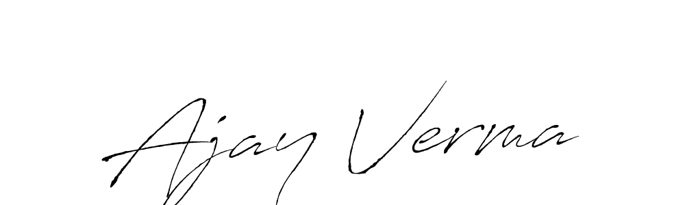 Also You can easily find your signature by using the search form. We will create Ajay Verma name handwritten signature images for you free of cost using Antro_Vectra sign style. Ajay Verma signature style 6 images and pictures png