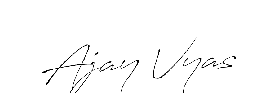 This is the best signature style for the Ajay Vyas name. Also you like these signature font (Antro_Vectra). Mix name signature. Ajay Vyas signature style 6 images and pictures png