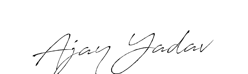 It looks lik you need a new signature style for name Ajay Yadav. Design unique handwritten (Antro_Vectra) signature with our free signature maker in just a few clicks. Ajay Yadav signature style 6 images and pictures png