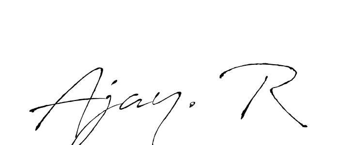 Make a beautiful signature design for name Ajay. R. Use this online signature maker to create a handwritten signature for free. Ajay. R signature style 6 images and pictures png