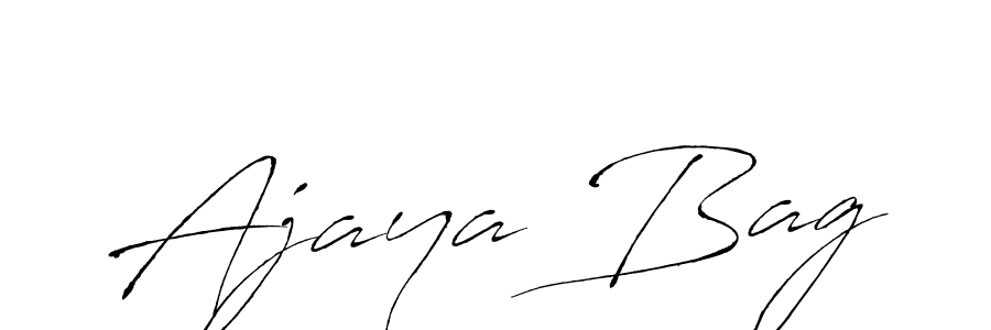 Antro_Vectra is a professional signature style that is perfect for those who want to add a touch of class to their signature. It is also a great choice for those who want to make their signature more unique. Get Ajaya Bag name to fancy signature for free. Ajaya Bag signature style 6 images and pictures png