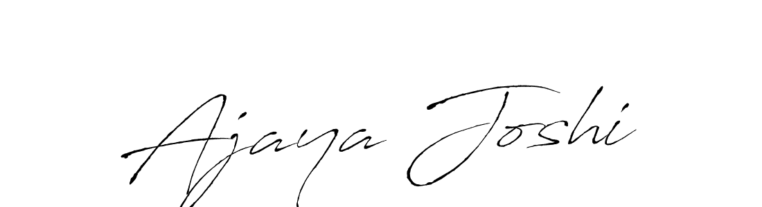 Ajaya Joshi stylish signature style. Best Handwritten Sign (Antro_Vectra) for my name. Handwritten Signature Collection Ideas for my name Ajaya Joshi. Ajaya Joshi signature style 6 images and pictures png