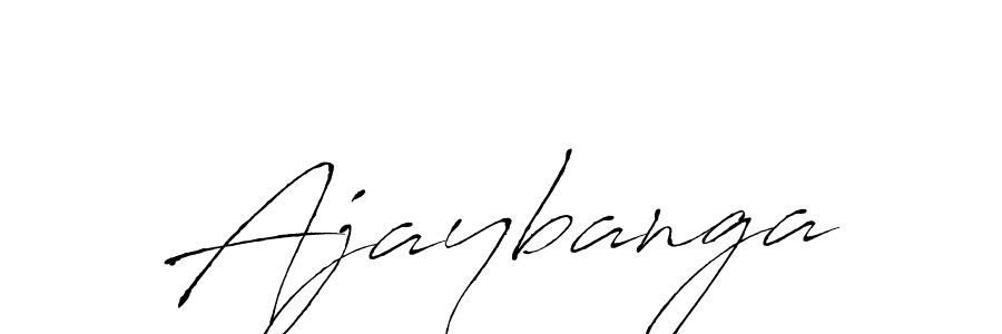 if you are searching for the best signature style for your name Ajaybanga. so please give up your signature search. here we have designed multiple signature styles  using Antro_Vectra. Ajaybanga signature style 6 images and pictures png
