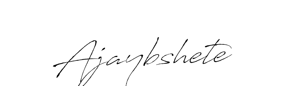 Design your own signature with our free online signature maker. With this signature software, you can create a handwritten (Antro_Vectra) signature for name Ajaybshete. Ajaybshete signature style 6 images and pictures png