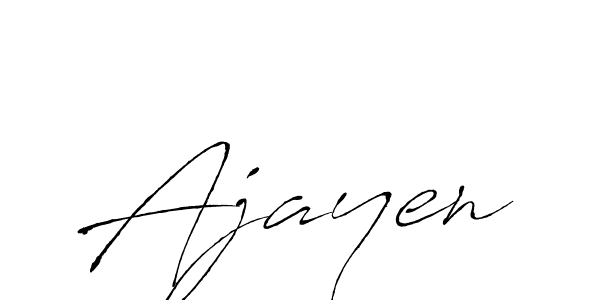 How to make Ajayen signature? Antro_Vectra is a professional autograph style. Create handwritten signature for Ajayen name. Ajayen signature style 6 images and pictures png