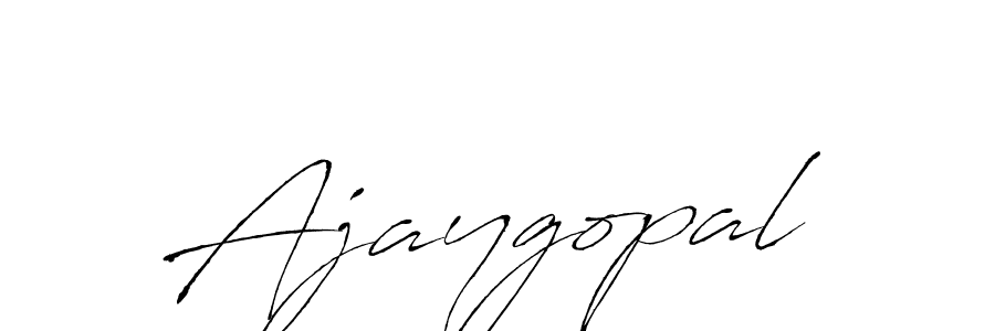 How to make Ajaygopal signature? Antro_Vectra is a professional autograph style. Create handwritten signature for Ajaygopal name. Ajaygopal signature style 6 images and pictures png