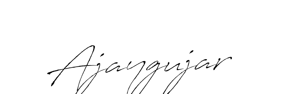Ajaygujar stylish signature style. Best Handwritten Sign (Antro_Vectra) for my name. Handwritten Signature Collection Ideas for my name Ajaygujar. Ajaygujar signature style 6 images and pictures png