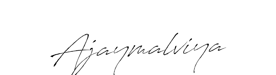 Create a beautiful signature design for name Ajaymalviya. With this signature (Antro_Vectra) fonts, you can make a handwritten signature for free. Ajaymalviya signature style 6 images and pictures png