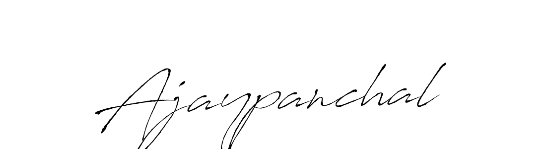 How to make Ajaypanchal signature? Antro_Vectra is a professional autograph style. Create handwritten signature for Ajaypanchal name. Ajaypanchal signature style 6 images and pictures png