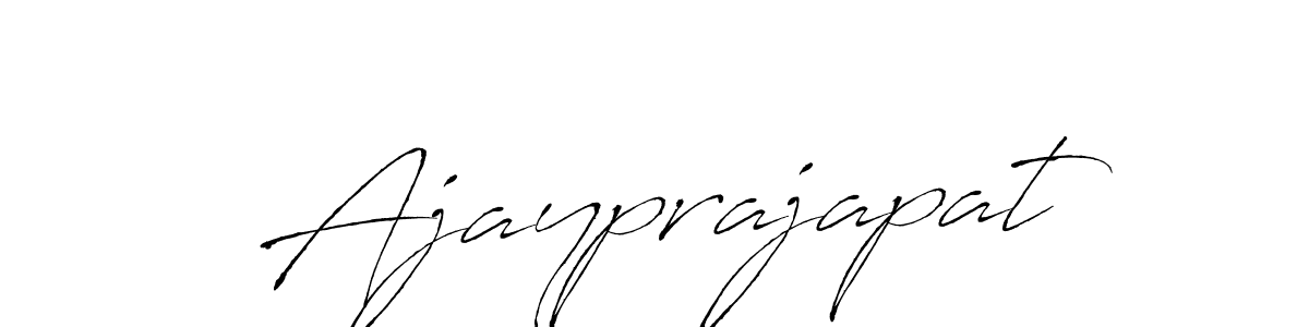 How to make Ajayprajapat name signature. Use Antro_Vectra style for creating short signs online. This is the latest handwritten sign. Ajayprajapat signature style 6 images and pictures png