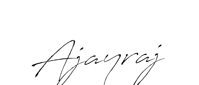 Make a beautiful signature design for name Ajayraj. With this signature (Antro_Vectra) style, you can create a handwritten signature for free. Ajayraj signature style 6 images and pictures png