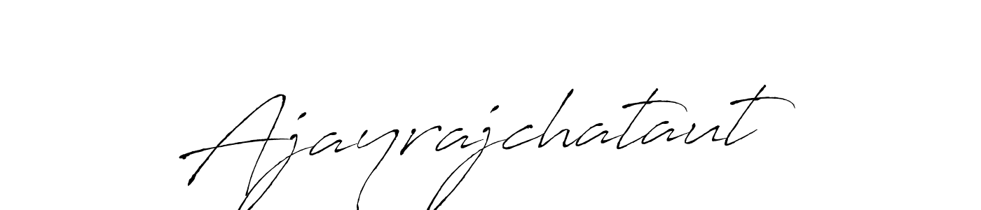 Use a signature maker to create a handwritten signature online. With this signature software, you can design (Antro_Vectra) your own signature for name Ajayrajchataut. Ajayrajchataut signature style 6 images and pictures png