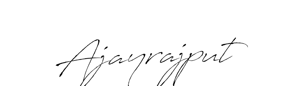 Ajayrajput stylish signature style. Best Handwritten Sign (Antro_Vectra) for my name. Handwritten Signature Collection Ideas for my name Ajayrajput. Ajayrajput signature style 6 images and pictures png