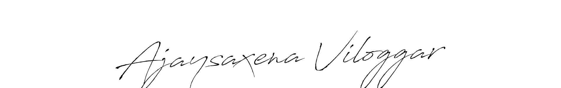 How to Draw Ajaysaxena Viloggar signature style? Antro_Vectra is a latest design signature styles for name Ajaysaxena Viloggar. Ajaysaxena Viloggar signature style 6 images and pictures png
