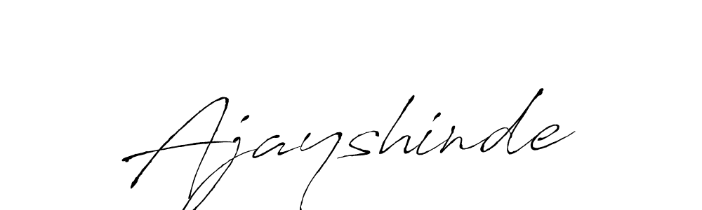 Make a beautiful signature design for name Ajayshinde. With this signature (Antro_Vectra) style, you can create a handwritten signature for free. Ajayshinde signature style 6 images and pictures png