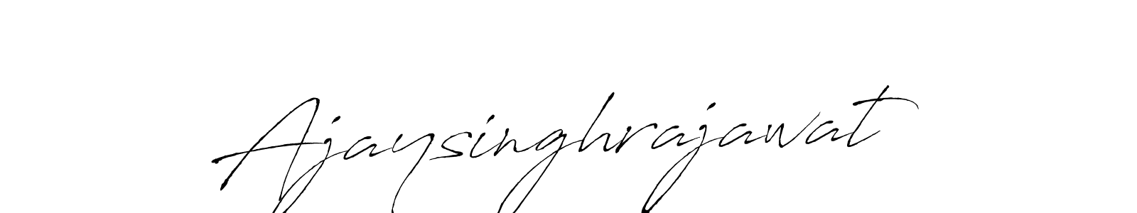 Make a beautiful signature design for name Ajaysinghrajawat. With this signature (Antro_Vectra) style, you can create a handwritten signature for free. Ajaysinghrajawat signature style 6 images and pictures png