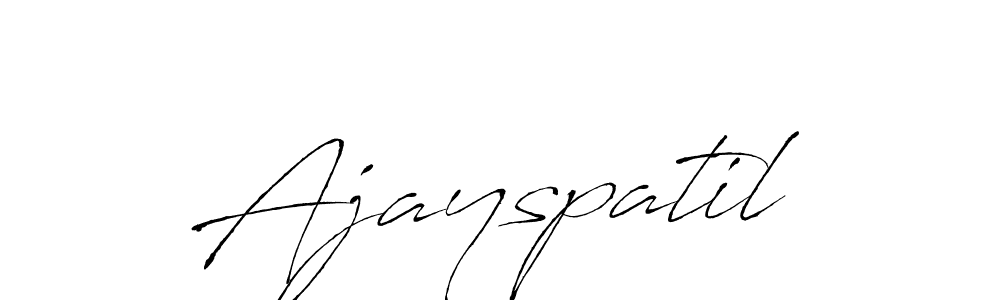 You should practise on your own different ways (Antro_Vectra) to write your name (Ajayspatil) in signature. don't let someone else do it for you. Ajayspatil signature style 6 images and pictures png