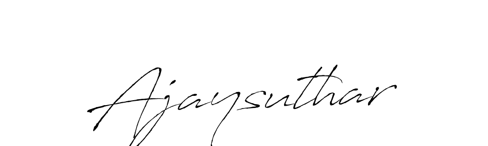 Also You can easily find your signature by using the search form. We will create Ajaysuthar name handwritten signature images for you free of cost using Antro_Vectra sign style. Ajaysuthar signature style 6 images and pictures png