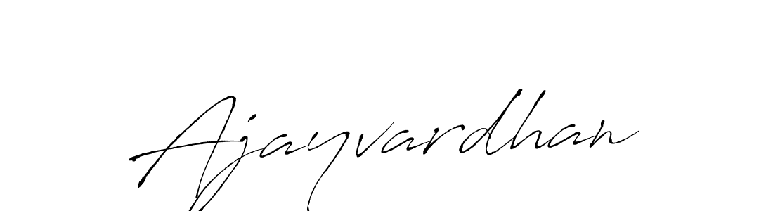 Use a signature maker to create a handwritten signature online. With this signature software, you can design (Antro_Vectra) your own signature for name Ajayvardhan. Ajayvardhan signature style 6 images and pictures png