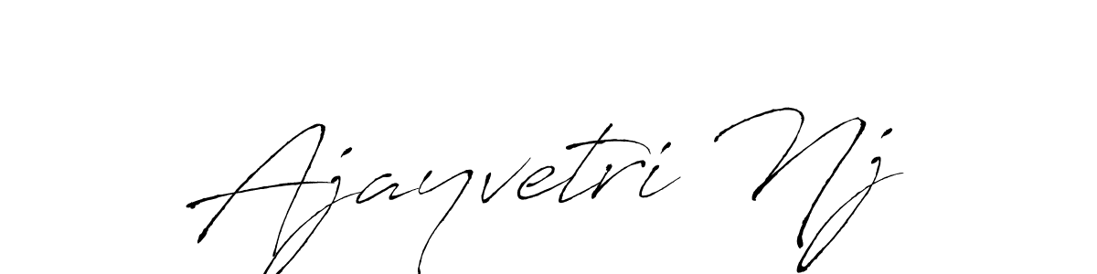 Make a beautiful signature design for name Ajayvetri Nj. With this signature (Antro_Vectra) style, you can create a handwritten signature for free. Ajayvetri Nj signature style 6 images and pictures png