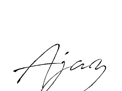 Make a beautiful signature design for name Ajaz. With this signature (Antro_Vectra) style, you can create a handwritten signature for free. Ajaz signature style 6 images and pictures png