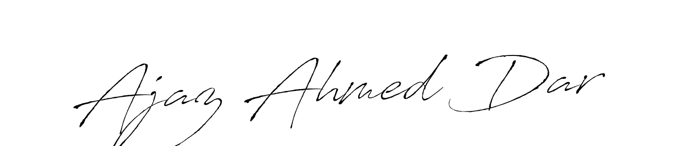 Use a signature maker to create a handwritten signature online. With this signature software, you can design (Antro_Vectra) your own signature for name Ajaz Ahmed Dar. Ajaz Ahmed Dar signature style 6 images and pictures png