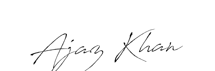 How to make Ajaz Khan signature? Antro_Vectra is a professional autograph style. Create handwritten signature for Ajaz Khan name. Ajaz Khan signature style 6 images and pictures png