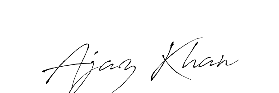 How to make Ajaz Khan signature? Antro_Vectra is a professional autograph style. Create handwritten signature for Ajaz Khan name. Ajaz Khan signature style 6 images and pictures png