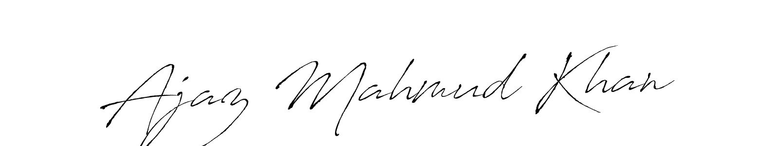 How to make Ajaz Mahmud Khan signature? Antro_Vectra is a professional autograph style. Create handwritten signature for Ajaz Mahmud Khan name. Ajaz Mahmud Khan signature style 6 images and pictures png