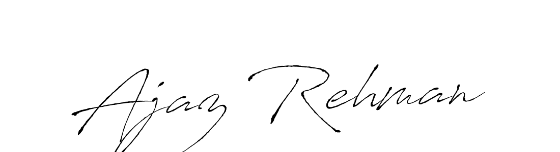 Design your own signature with our free online signature maker. With this signature software, you can create a handwritten (Antro_Vectra) signature for name Ajaz Rehman. Ajaz Rehman signature style 6 images and pictures png