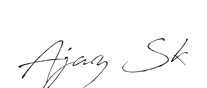 This is the best signature style for the Ajaz Sk name. Also you like these signature font (Antro_Vectra). Mix name signature. Ajaz Sk signature style 6 images and pictures png