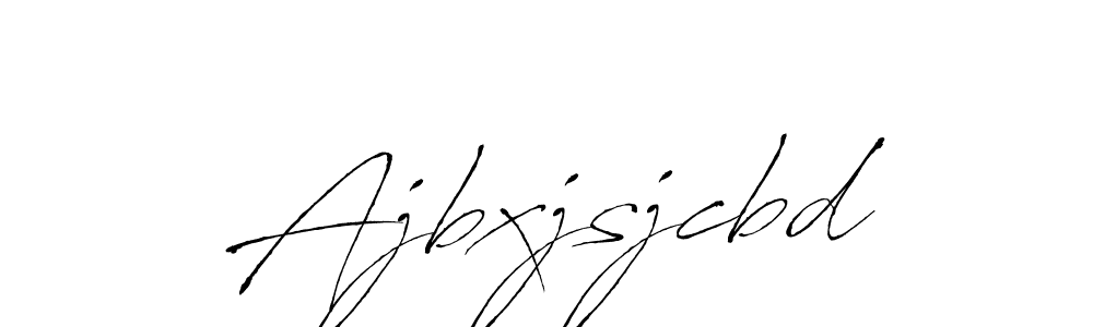 Design your own signature with our free online signature maker. With this signature software, you can create a handwritten (Antro_Vectra) signature for name Ajbxjsjcbd. Ajbxjsjcbd signature style 6 images and pictures png