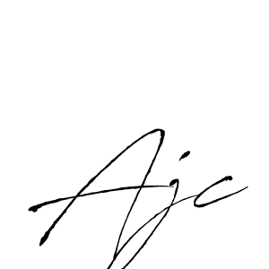 Create a beautiful signature design for name Ajc. With this signature (Antro_Vectra) fonts, you can make a handwritten signature for free. Ajc signature style 6 images and pictures png