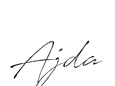 Also we have Ajda name is the best signature style. Create professional handwritten signature collection using Antro_Vectra autograph style. Ajda signature style 6 images and pictures png