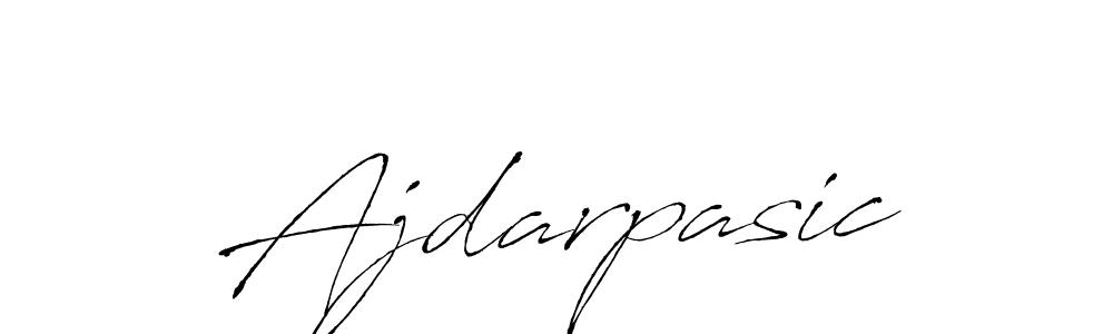 The best way (Antro_Vectra) to make a short signature is to pick only two or three words in your name. The name Ajdarpasic include a total of six letters. For converting this name. Ajdarpasic signature style 6 images and pictures png