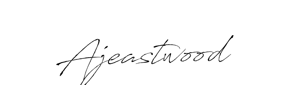How to make Ajeastwood signature? Antro_Vectra is a professional autograph style. Create handwritten signature for Ajeastwood name. Ajeastwood signature style 6 images and pictures png
