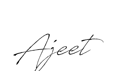 How to make Ajeet name signature. Use Antro_Vectra style for creating short signs online. This is the latest handwritten sign. Ajeet signature style 6 images and pictures png