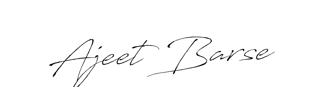 How to make Ajeet Barse name signature. Use Antro_Vectra style for creating short signs online. This is the latest handwritten sign. Ajeet Barse signature style 6 images and pictures png